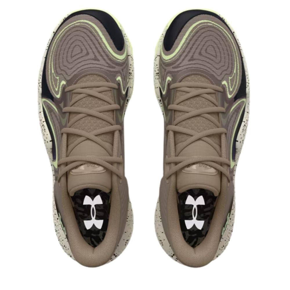 Foto 4 pulgar | Tenis Under Armour Uspawn 6 Mid Camo Hombre Basketball Verde