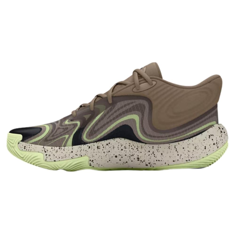 Foto 5 pulgar | Tenis Under Armour Uspawn 6 Mid Camo Hombre Basketball Verde