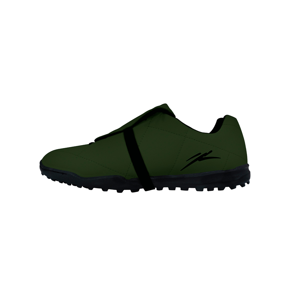 Tenis De Futbol Rapido Atletica 19230405 Turf Hombre Verde Militar