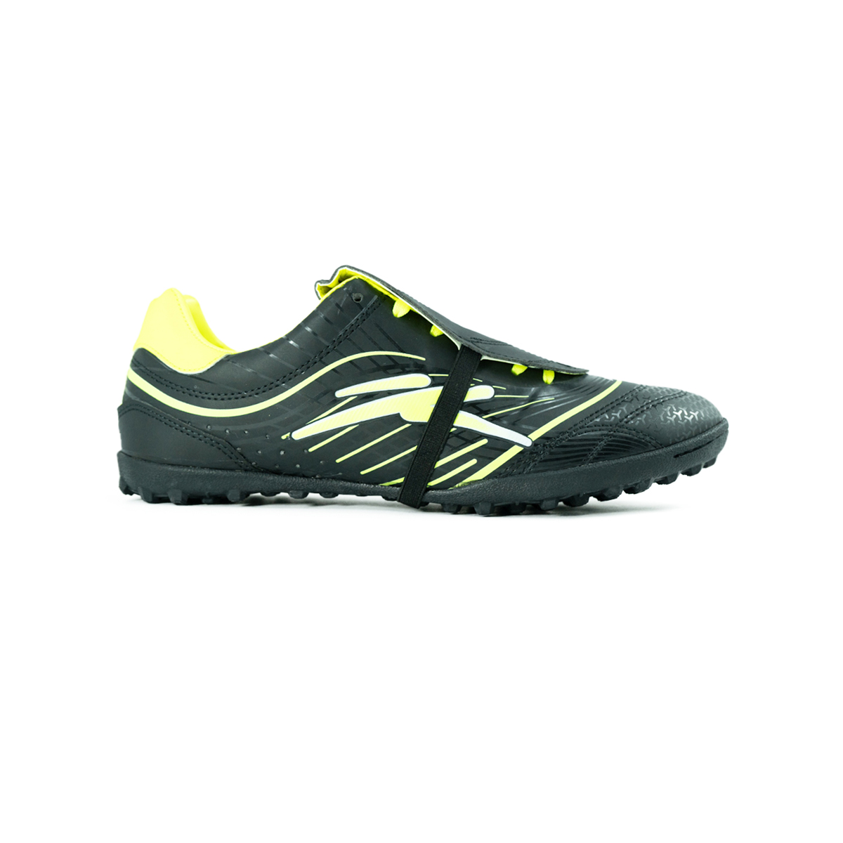 Tenis De Futbol Rapido Atletica 2021539 Turf Hombre Negro/amarillo