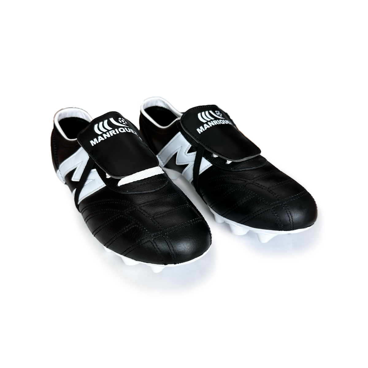 Foto 6 pulgar | Tenis De Futbol Tachos Manriquez Mid Sx Negro/blanco