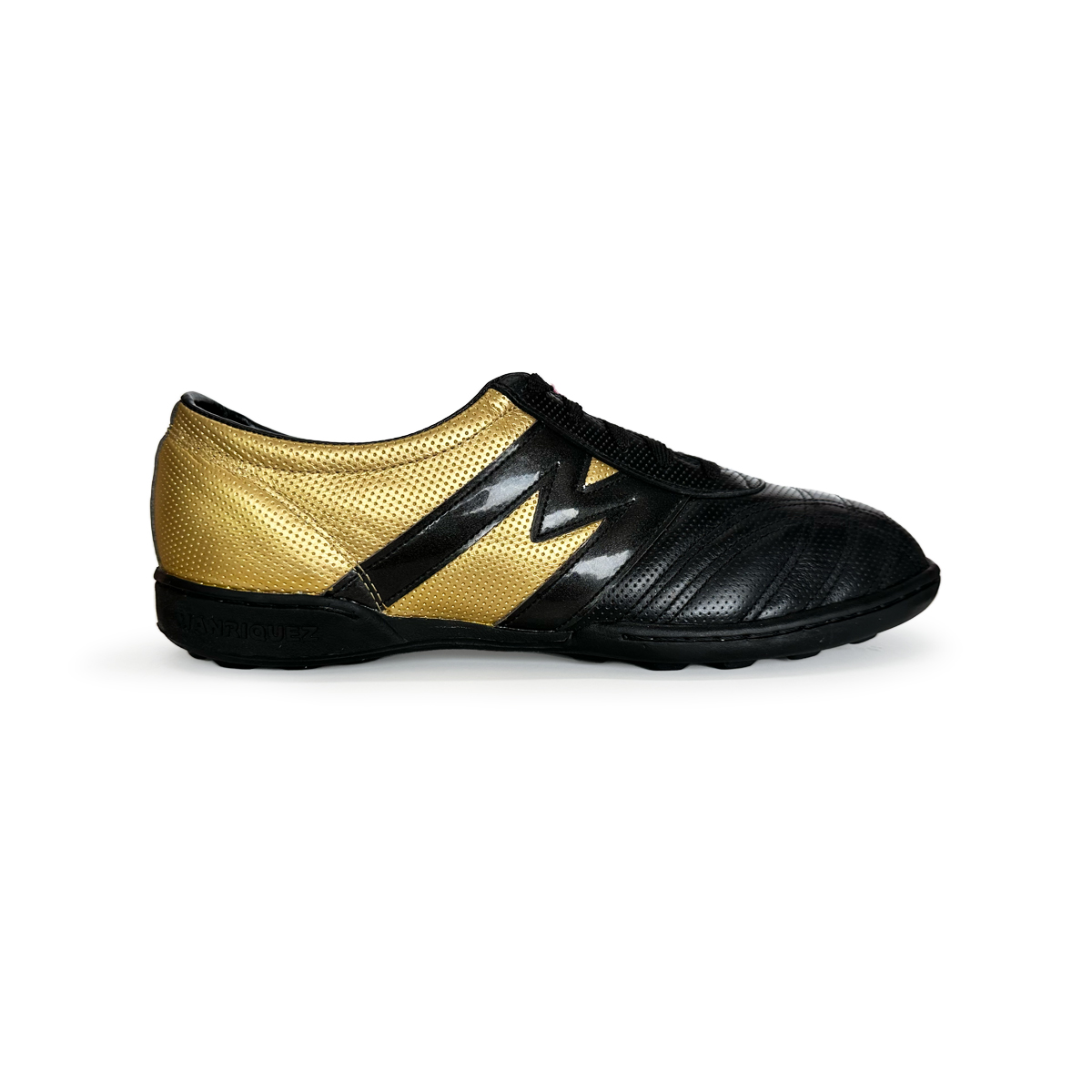 Foto 1 | Tenis De Fútbol Rapido Manriquez Mithos Tm Negro/oro