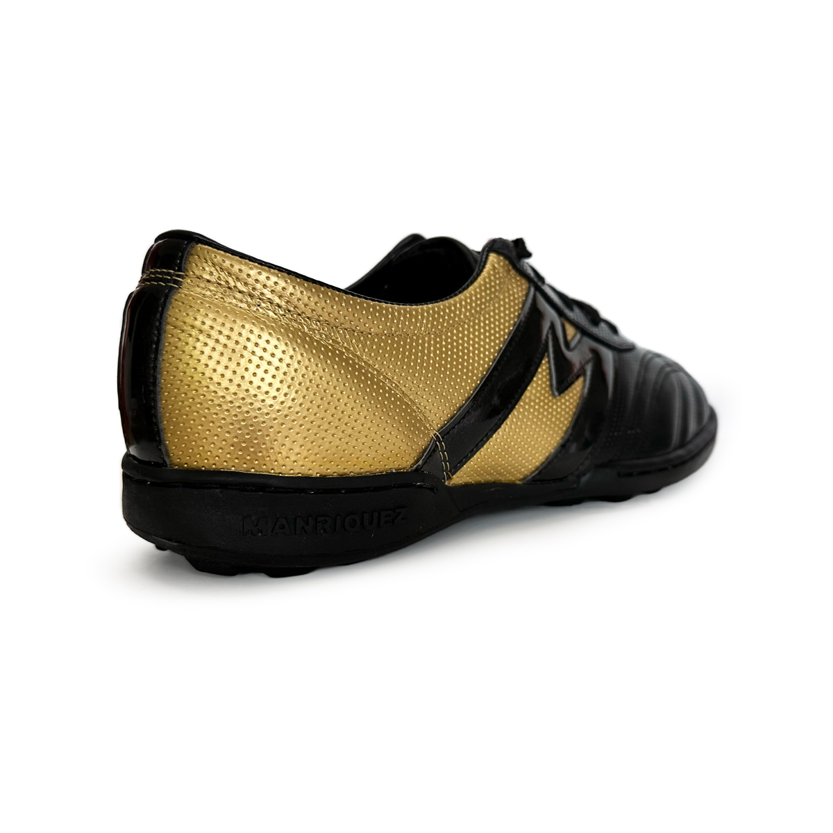 Foto 3 | Tenis De Fútbol Rapido Manriquez Mithos Tm Negro/oro