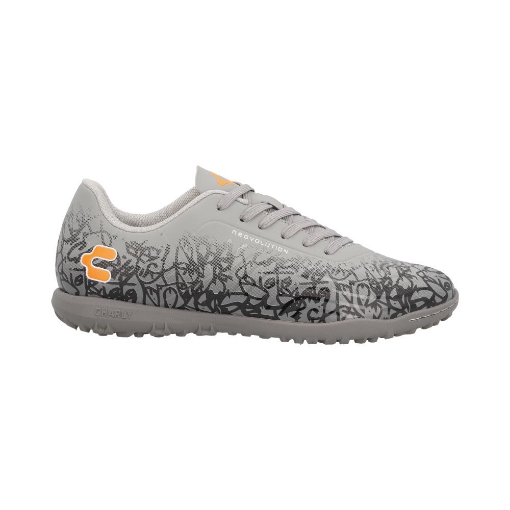 Tachones Hombre Charly Sport Indoor Futbol Tenis Gris