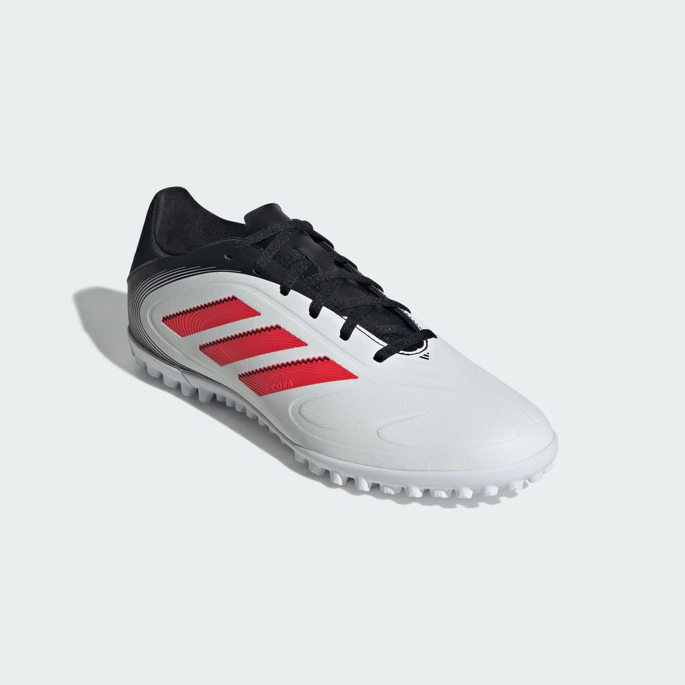 Foto 8 pulgar | Botines Copa Pure 3 Club Pasto Sintético Adidas Blanco Unisex