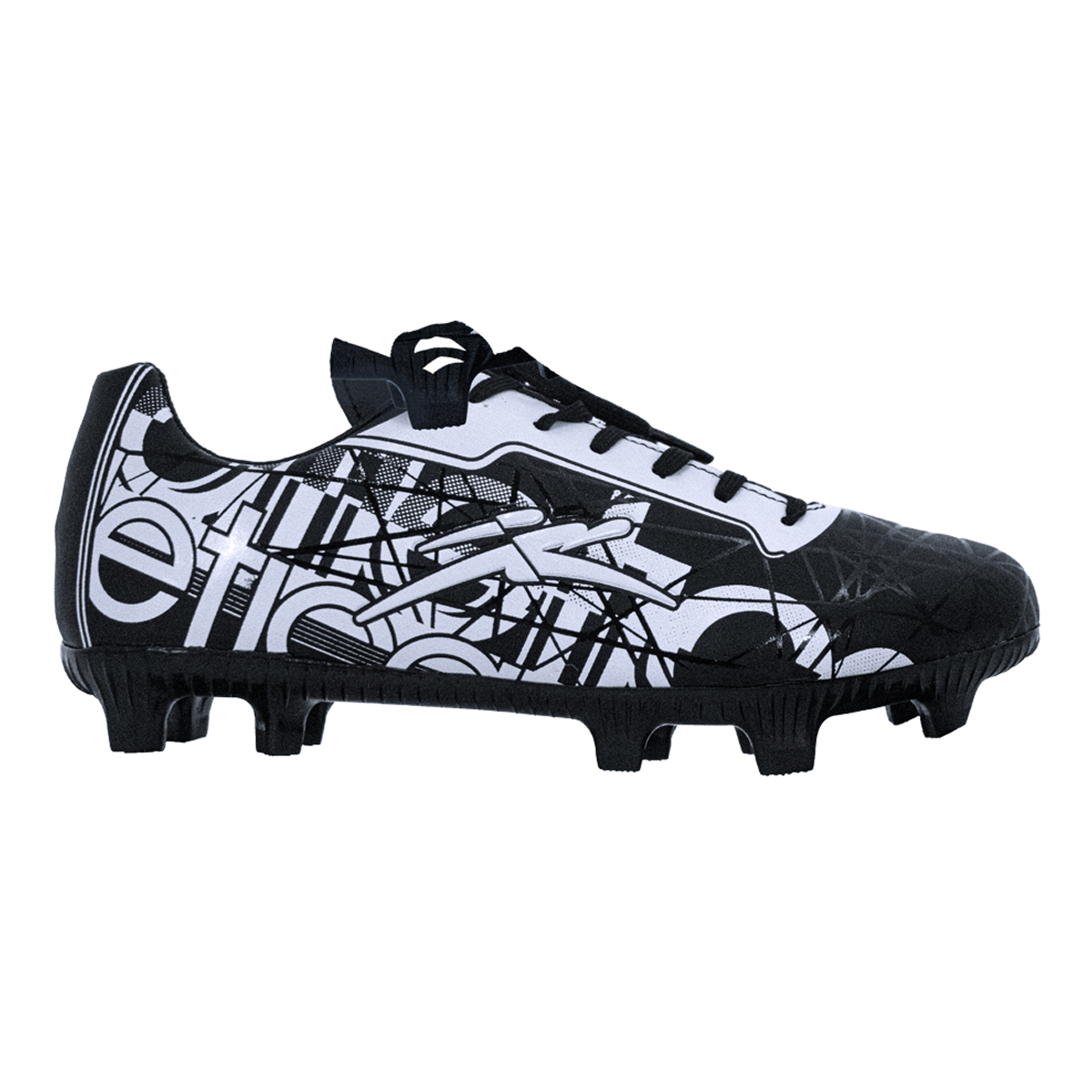 Zapatos Fútbol Atletica 19220325 Tachos Pasto Firme Blanco