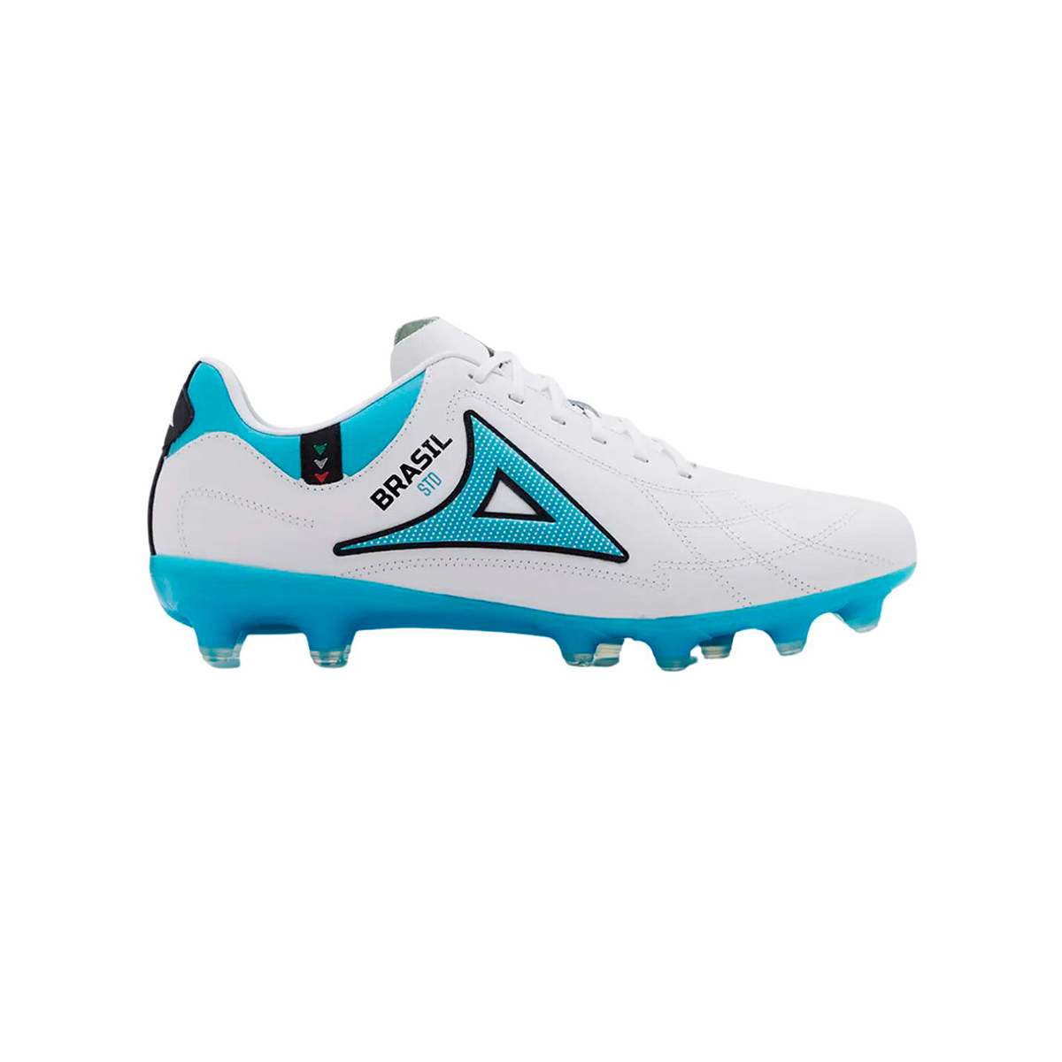 Tenis Pirma Fútbol Brasil Tachos 3052 Hombre Blanco Azul
