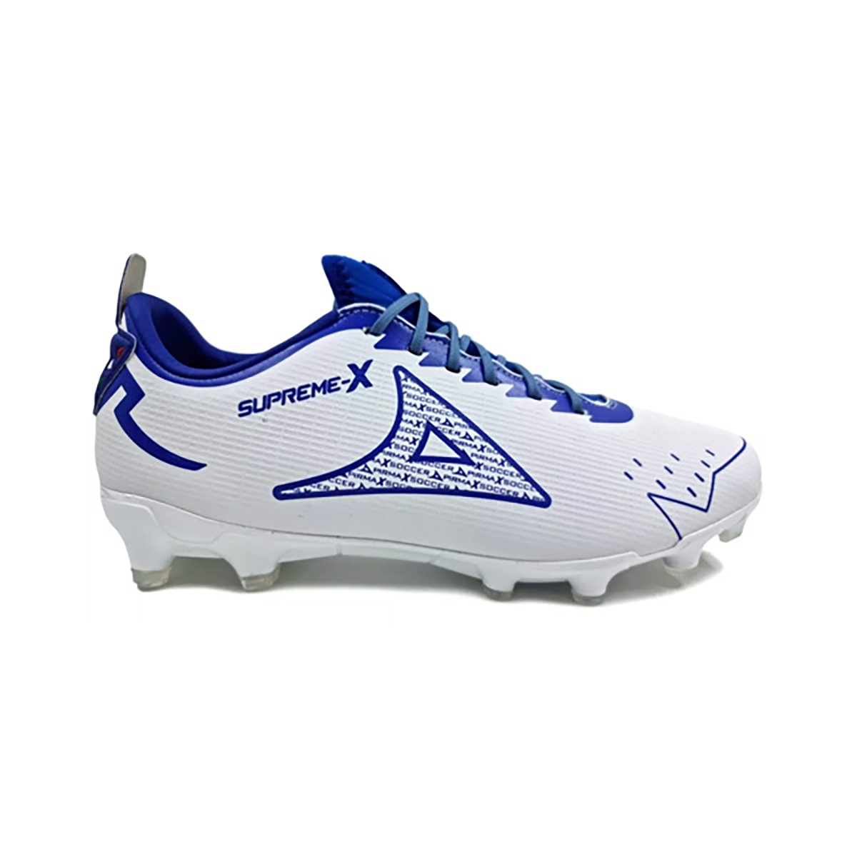 Tenis De Fútbol Pirma 3044 Tachones Hombre Blanco Azul