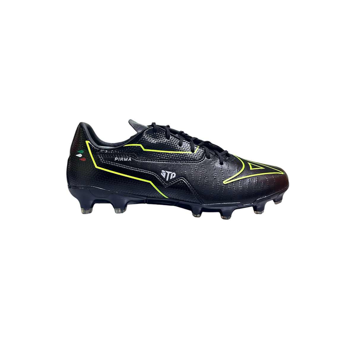 Pirma Tenis Futbol Soccer Hombre Tacos 3050 Negro Amarillo