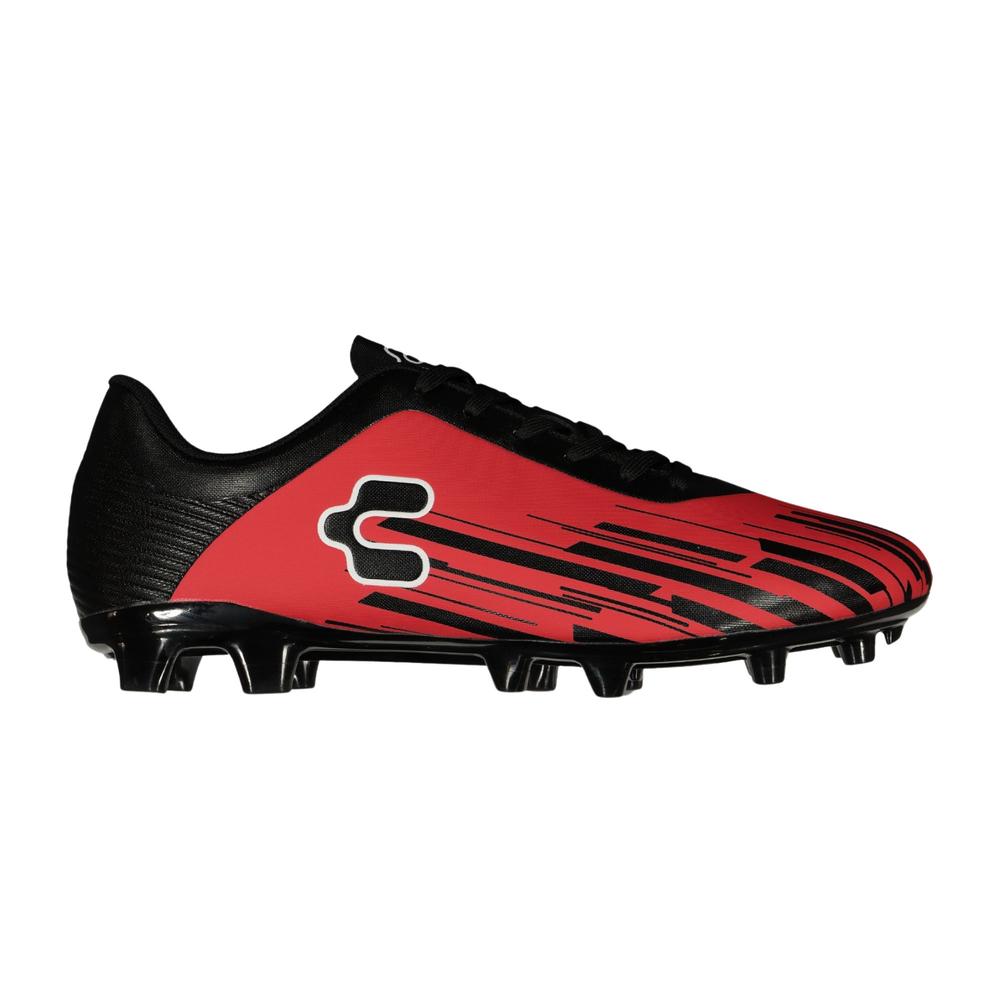 Foto 2 pulgar | Taquetes Charly Black-red Hombre Fútbol Tachones 1086194002 Rojo