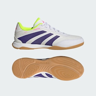 Foto 4 | Tacos Predator League Cancha Cubierta Adidas Blanco Unisex