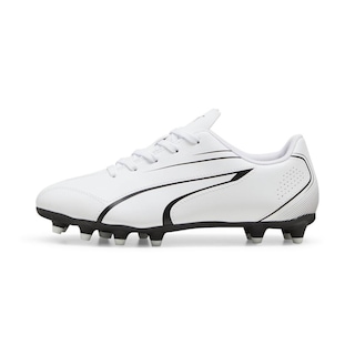 Foto 1 | Tenis Para Fútbol Soccer Puma Vitoria Para Niño Blanco