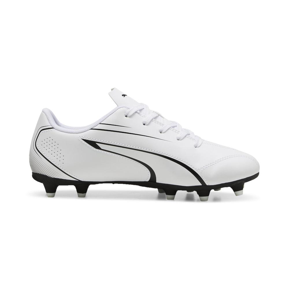 Foto 3 pulgar | Tenis Para Fútbol Soccer Puma Vitoria Para Niño Blanco