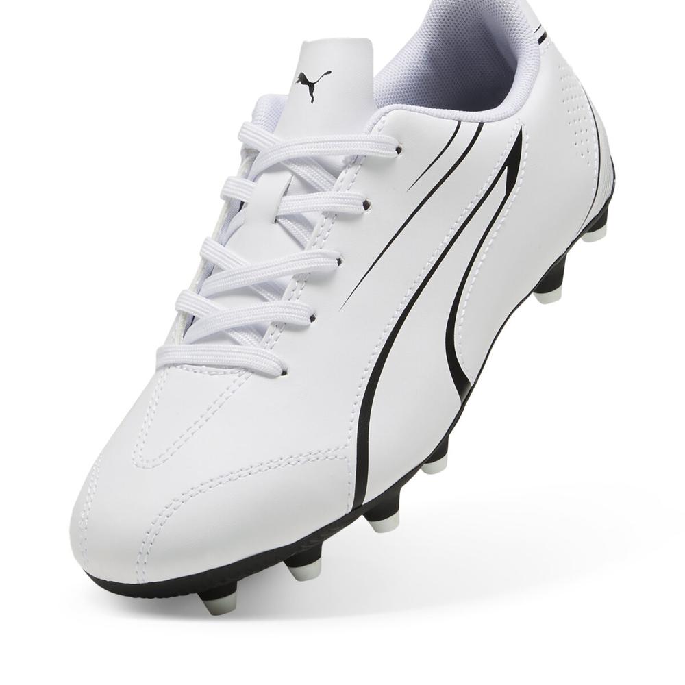 Foto 5 pulgar | Tenis Para Fútbol Soccer Puma Vitoria Para Niño Blanco