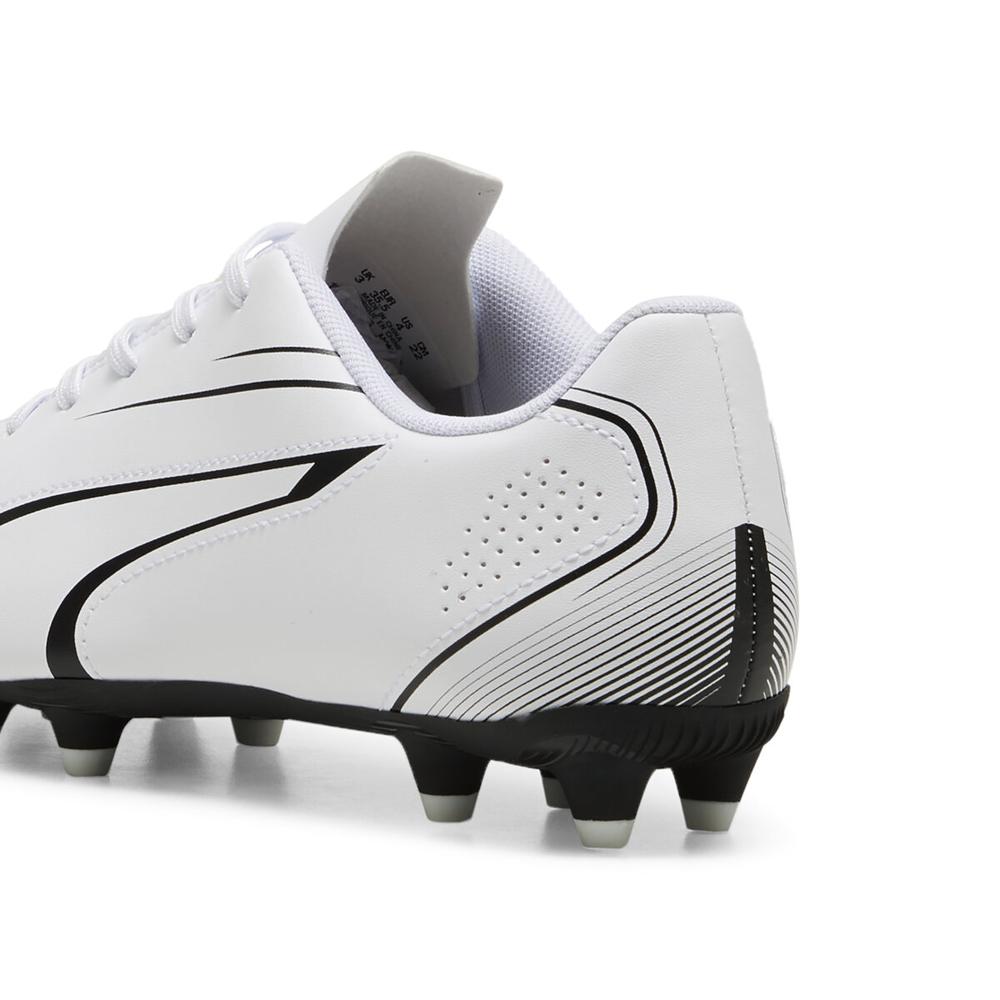 Foto 6 pulgar | Tenis Para Fútbol Soccer Puma Vitoria Para Niño Blanco