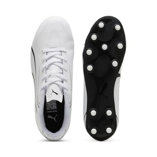 Foto 6 | Tenis Para Fútbol Soccer Puma Vitoria Para Niño Blanco