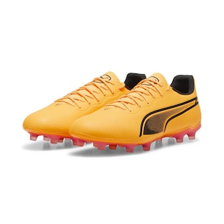 Foto 3 | Tenis para Futbol Puma King Pro FG/AG Tacos Naranja Unisex