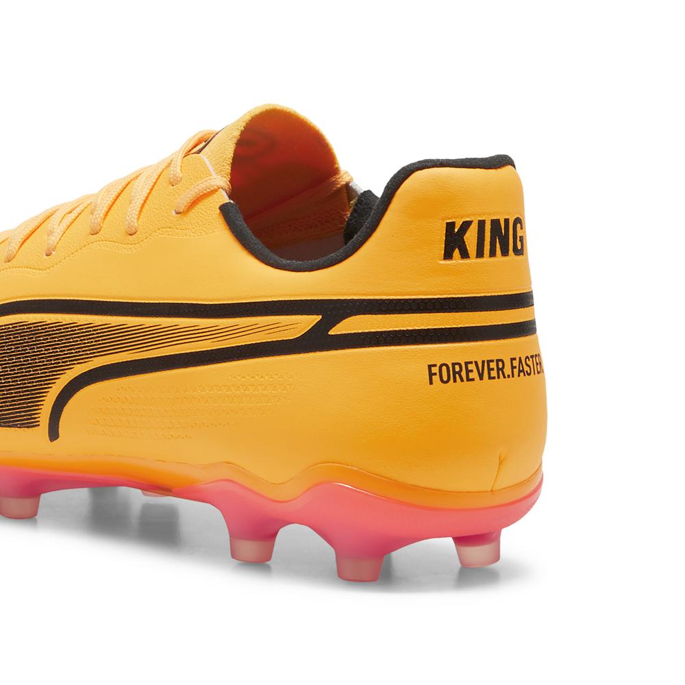 Foto 6 pulgar | Tenis para Futbol Puma King Pro FG/AG Tacos Naranja Unisex