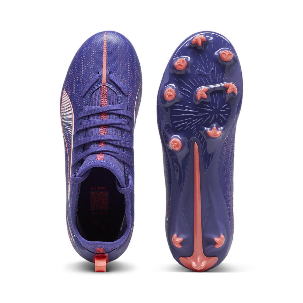 Foto 6 | Tenis Para Fútbol Puma Ultra 5 Match Tacos Jr Para Niño Azul Marino