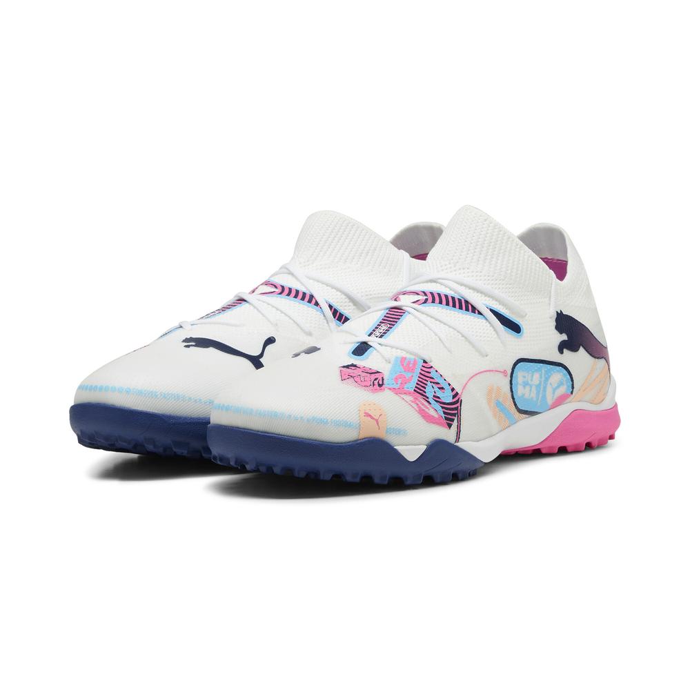 Foto 4 pulgar | Tenis Para Fútbol Rápido Puma Future 7 Match Tt Unisex Blanco
