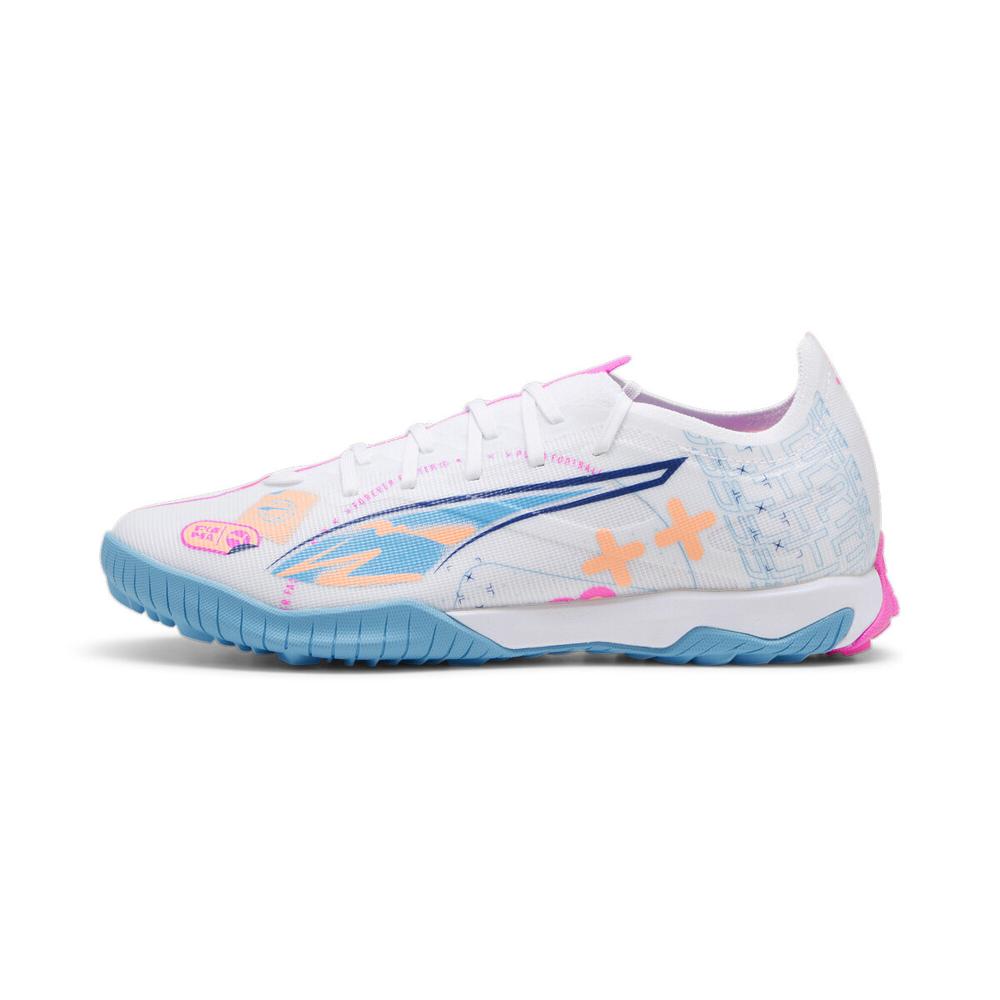 Tenis Para Fútbol Rápido Puma Ultra 5 Match Volume Up Para Hombre Blanco