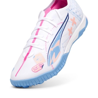 Foto 4 | Tenis Para Fútbol Rápido Puma Ultra 5 Match Volume Up Para Hombre Blanco