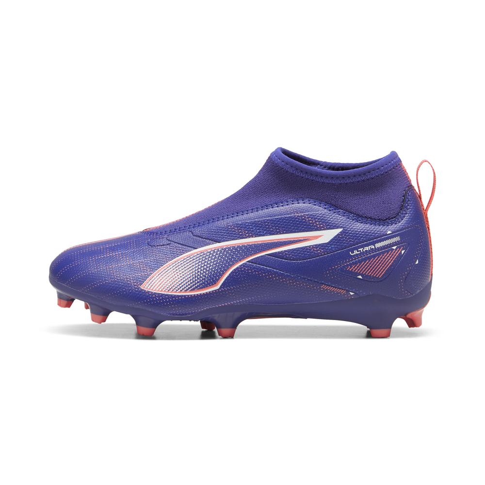Foto 2 pulgar | Tenis Para Fútbol Puma Ultra 5 Match Laceless Tacos Jr Para Niños Azul Petroleo