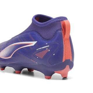 Foto 5 | Tenis Para Fútbol Puma Ultra 5 Match Laceless Tacos Jr Para Niños Azul Petroleo