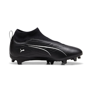 Foto 2 | Tenis Para Fútbol Puma Ultra 5 Match Laceless Tacos Jr Para Niños Negro