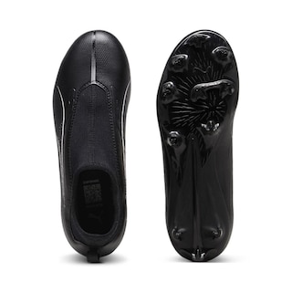 Foto 6 | Tenis Para Fútbol Puma Ultra 5 Match Laceless Tacos Jr Para Niños Negro