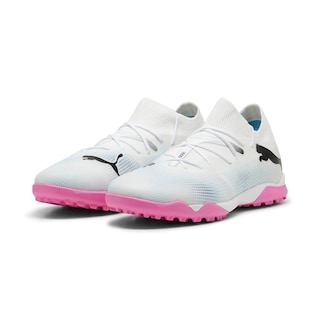 Foto 3 | Tenis Para Fútbol Rápido Puma Future 7 Match Unisex Blanco