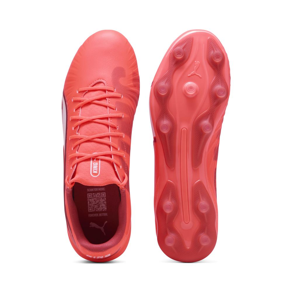 Foto 7 pulgar | Tenis Para Futbol Puma King Match Fg/ag Tacos Unisex Naranja