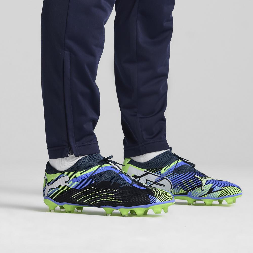 Foto 4 | Tenis Para Futbol Puma Future 7 Pro+ Fg/ag Tacos Unisex Verde Claro