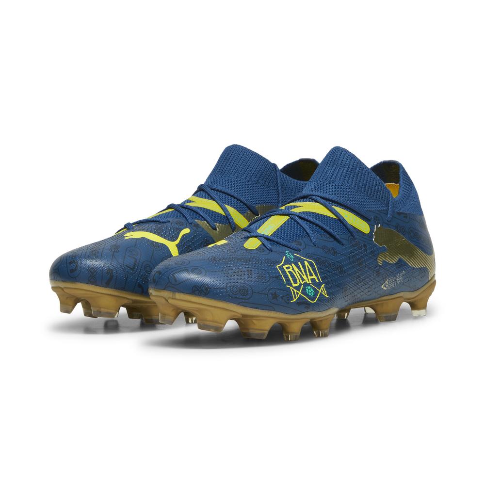 Foto 3 | Taquetes Deportivos Puma Future 7 Match Bna Fg/ Ag Unisex Azules