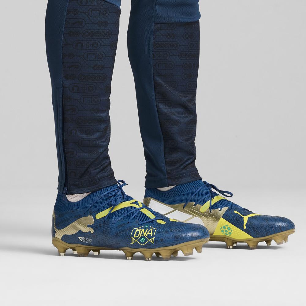 Foto 5 | Taquetes Deportivos Puma Future 7 Match Bna Fg/ Ag Unisex Azules
