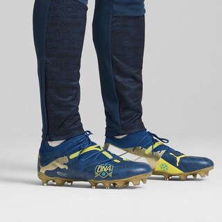 Foto 5 | Taquetes Deportivos Puma Future 7 Match Bna Fg/ Ag Unisex Azules