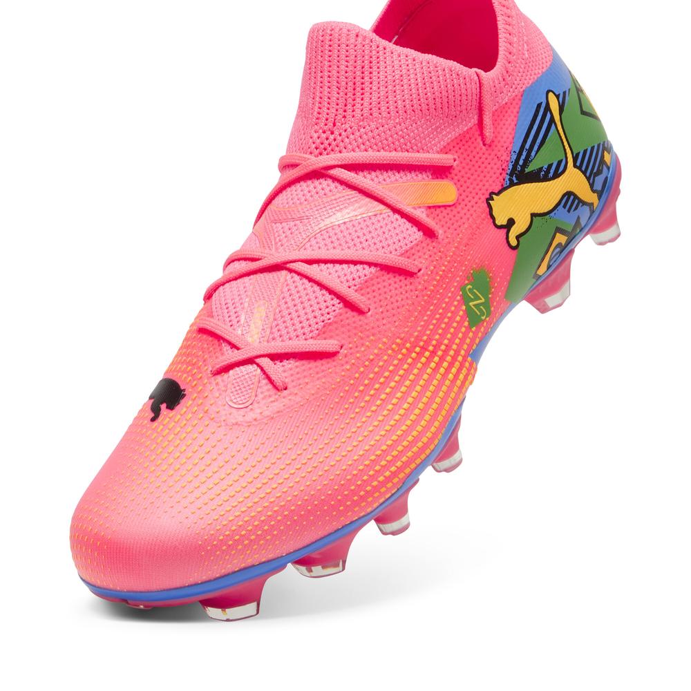 Foto 8 pulgar | Taquetes para Futbol Puma Future 7 Match Njr Fg/ag Unisex Rosas