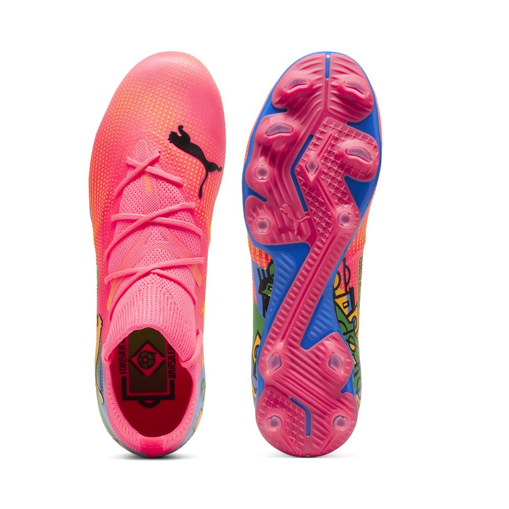 Foto 9 pulgar | Taquetes para Futbol Puma Future 7 Match Njr Fg/ag Unisex Rosas