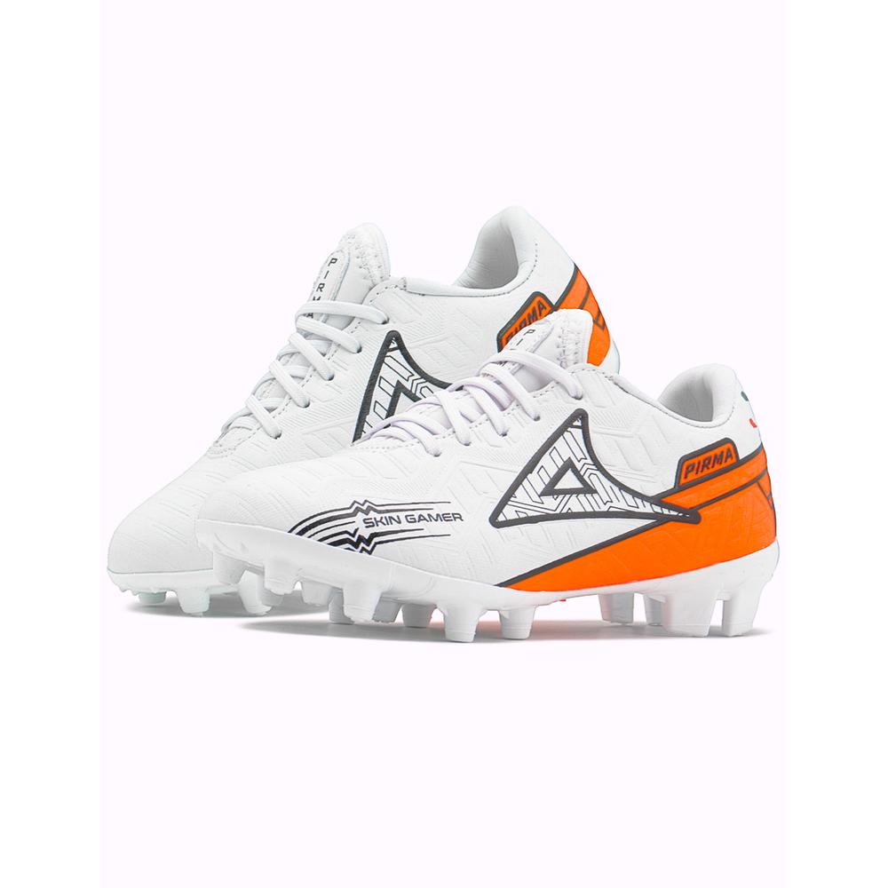 Tachones Futbol Soccer Pirma Skin Gamer Niño Original 18-21 Blanco