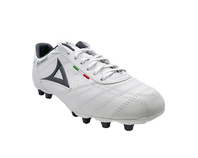 Foto 2 | Pirma Tenis Brasil, Zapatos De Fútbol, Blanco Con Negro, Tacos De Goma