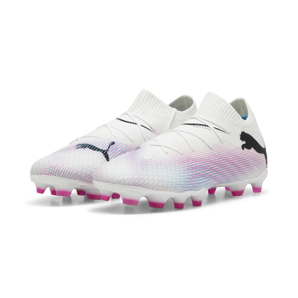 Foto 4 pulgar | Tenis Para Fútbol Puma Future 7 Pro Tacos Para Hombre Blanco