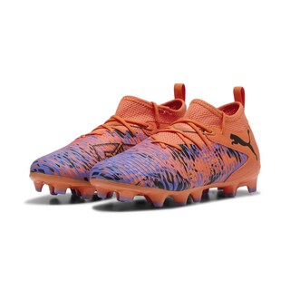 Foto 3 | Tenis Para Futbol Puma Future 8 Match Creativity Fg/ag Jr Para Niño Naranja Claro