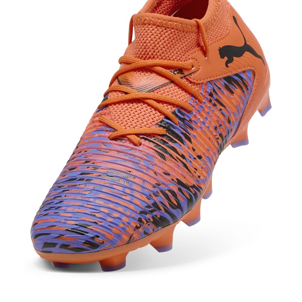 Foto 4 | Tenis Para Futbol Puma Future 8 Match Creativity Fg/ag Jr Para Niño Naranja Claro