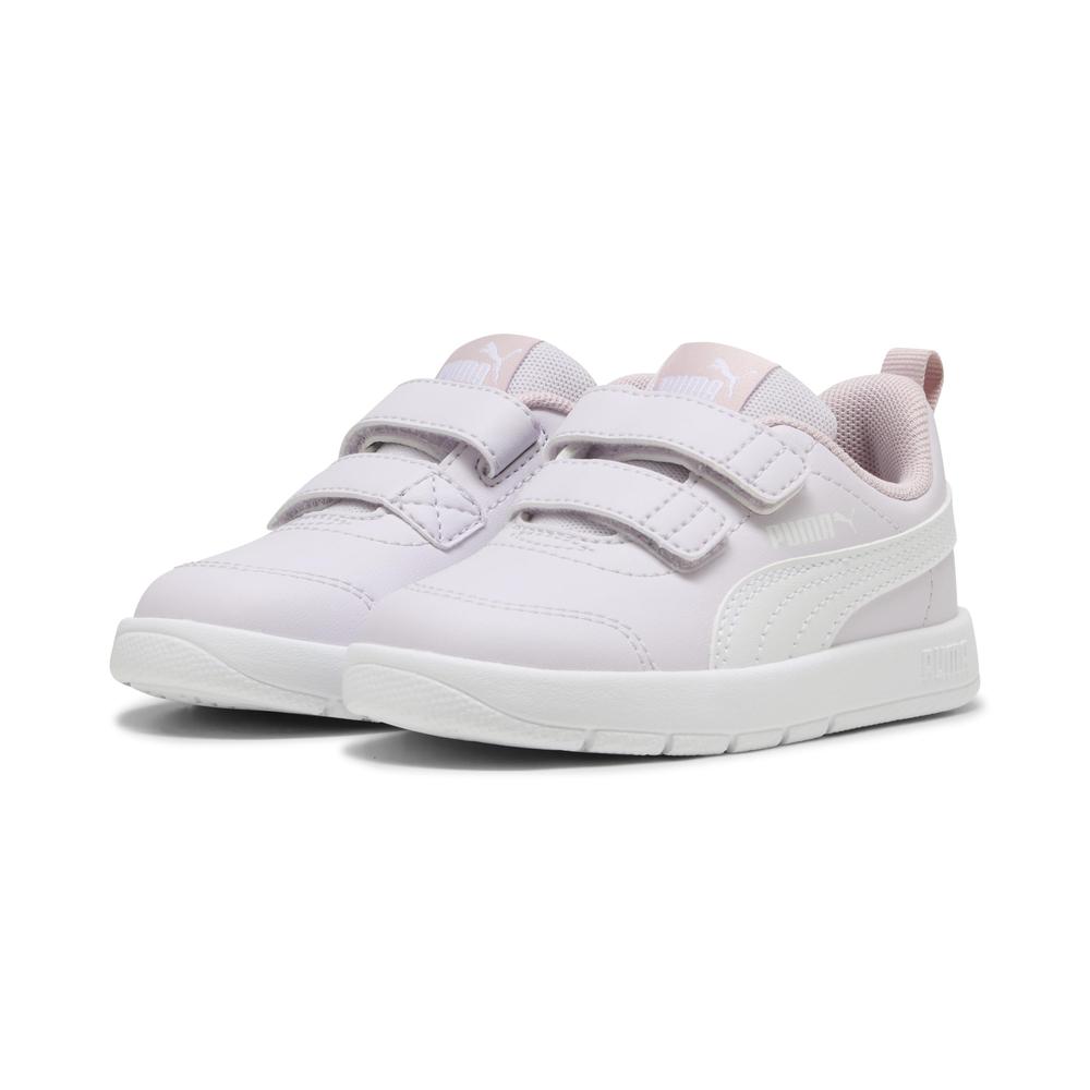 Foto 3 | Tenis Puma Courtflex V3 V Infantil Rosa Claro