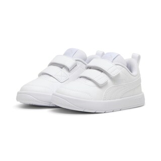 Foto 3 | Tenis Puma Courtflex V3 V Infantil Blanco
