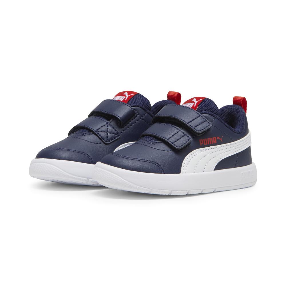 Foto 3 | Tenis Puma Courtflex V3 V Infantil Azul Marino