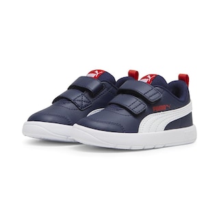 Foto 3 | Tenis Puma Courtflex V3 V Infantil Azul Marino