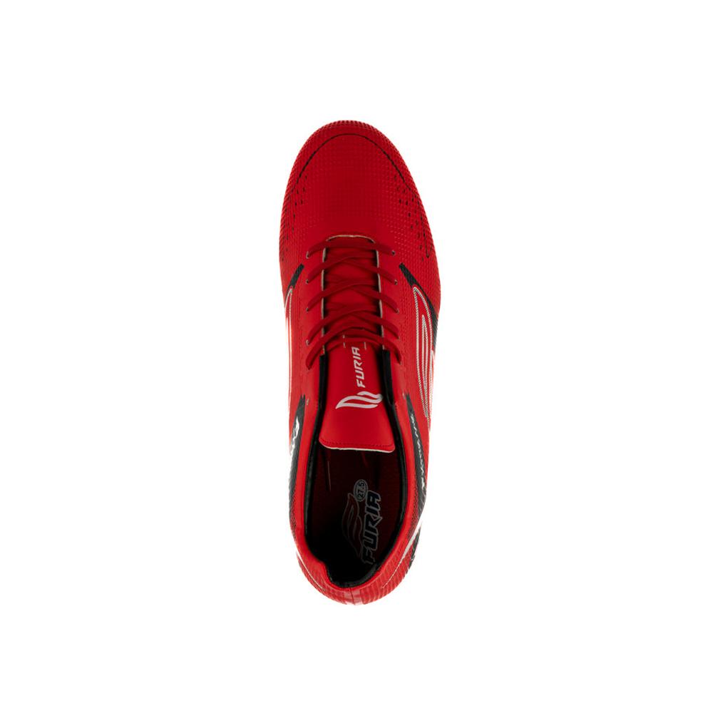 Foto 6 pulgar | Tenis Zapato Futbol Soccer Taquete Adulto Furia Modelo 108 Rojo