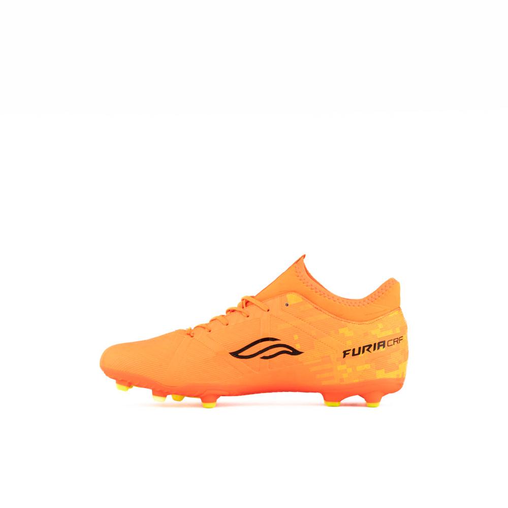 Foto 3 pulgar | Tenis Zapato Futbol Soccer Taquete Adulto Furia Modelo 108 Naranja