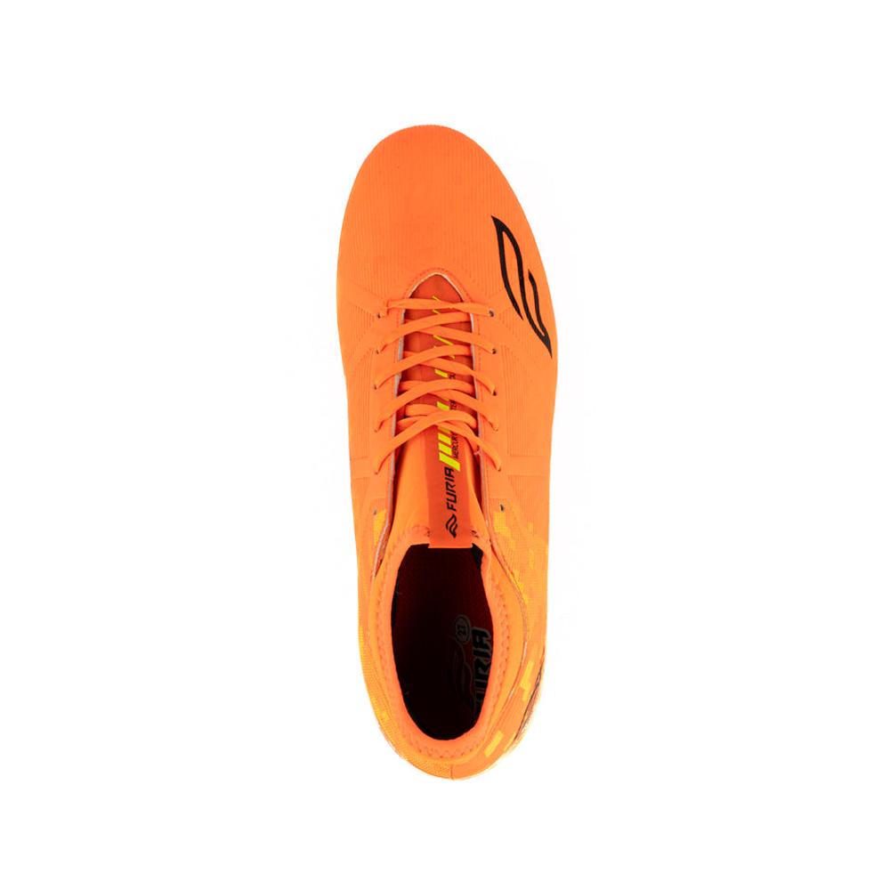 Foto 5 pulgar | Tenis Zapato Futbol Soccer Taquete Adulto Furia Modelo 108 Naranja